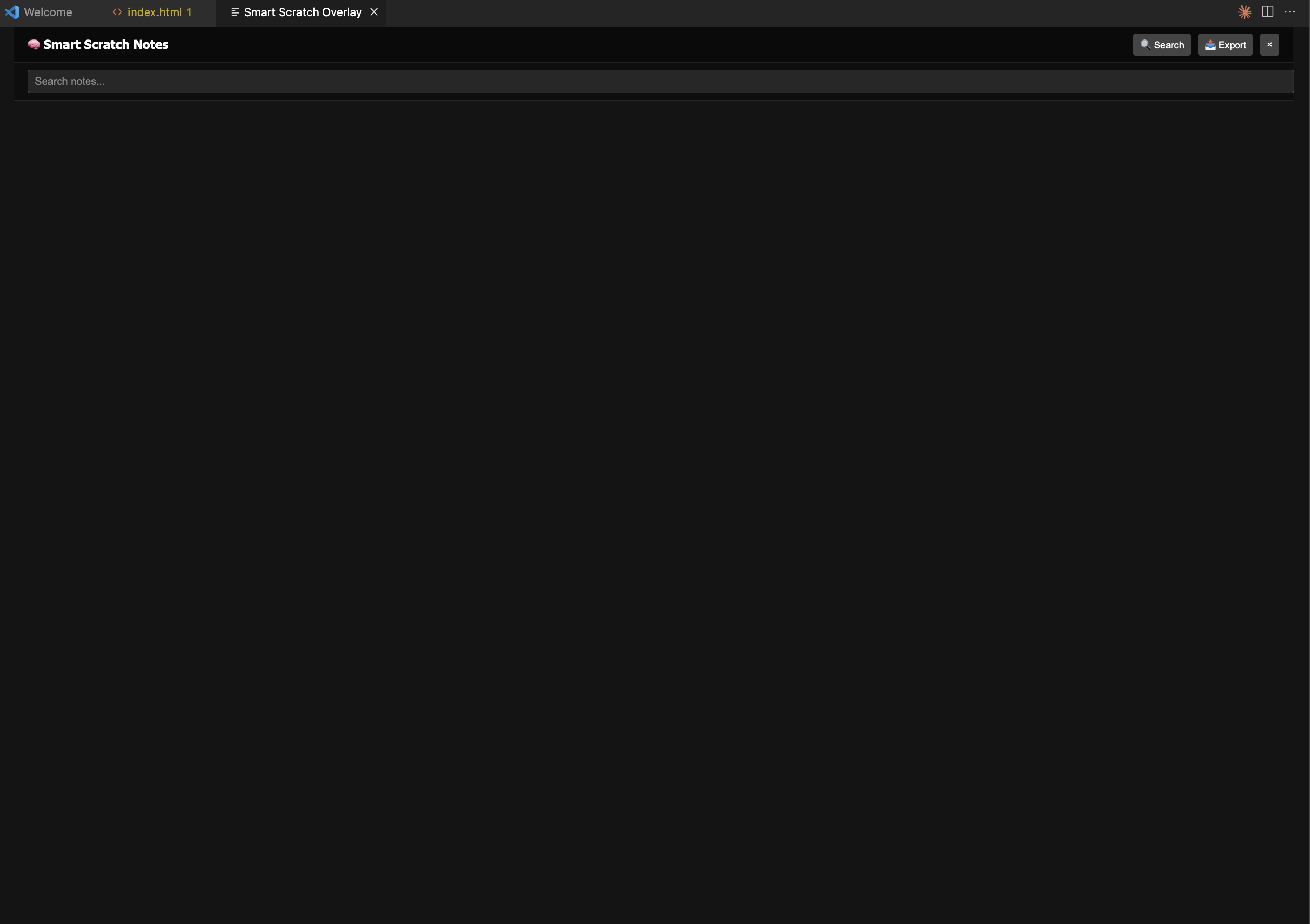 وسائط خدش - لوحة الخدش المتقدمة ل VSCode 1