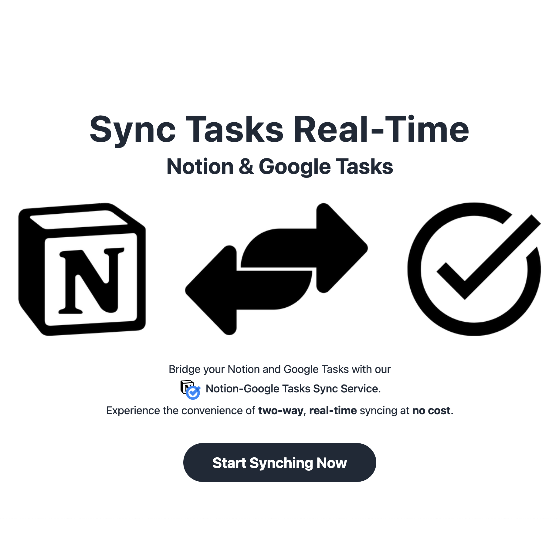 Notion <=> Google Tasks Sync logo