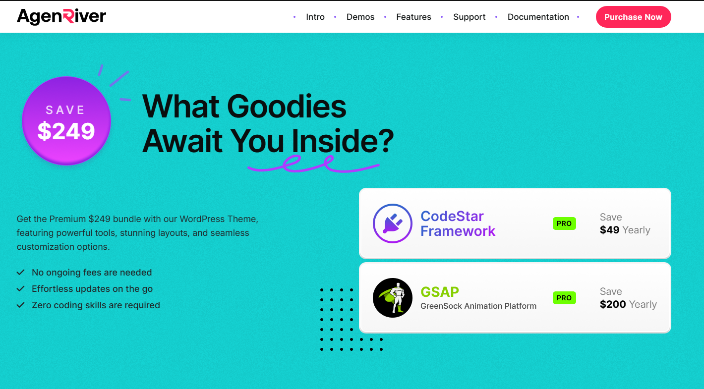 Creative Portfolio & Agency WP Theme gallery image