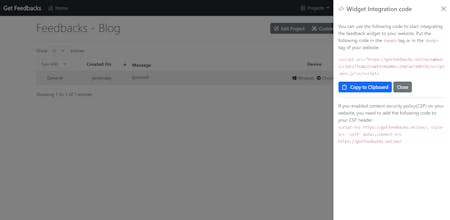 Get Feedbacks gallery image