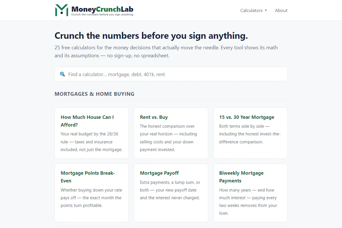 MoneyCrunchLab gallery image