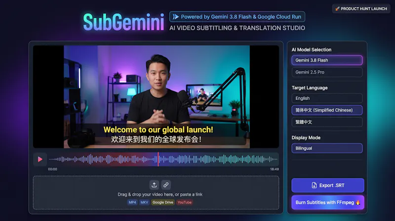 SubGemini screenshot 1