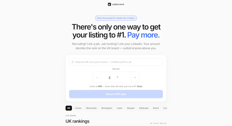 outbid.work screenshot 1