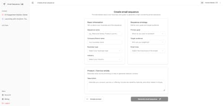 Email Sequence / AI gallery image