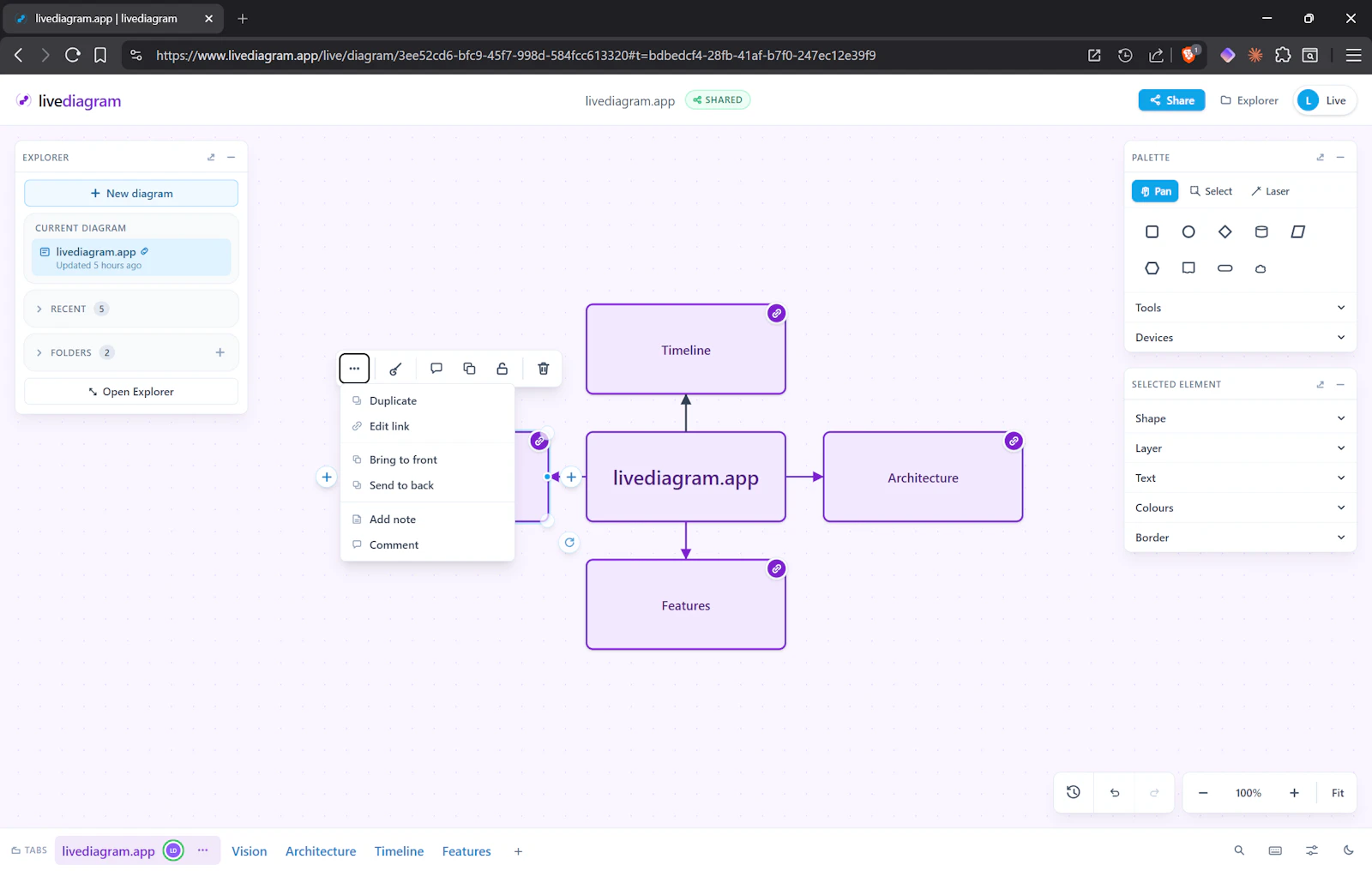 livediagram.app screenshot 2
