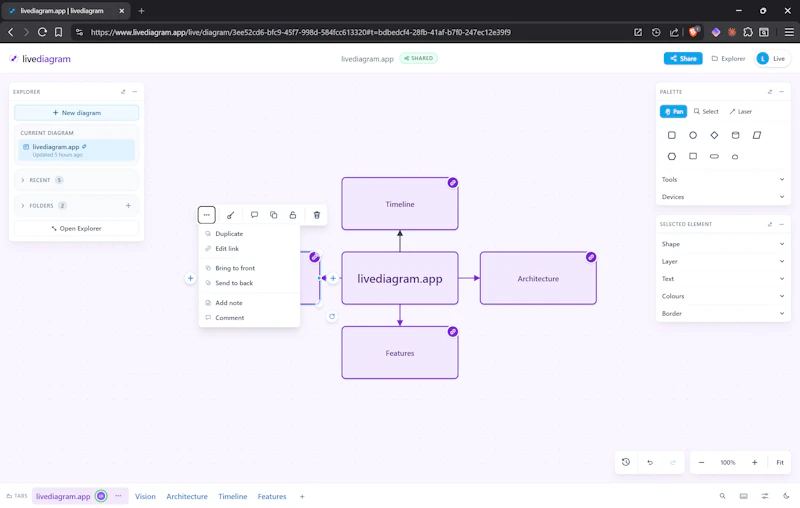 livediagram.app screenshot 2