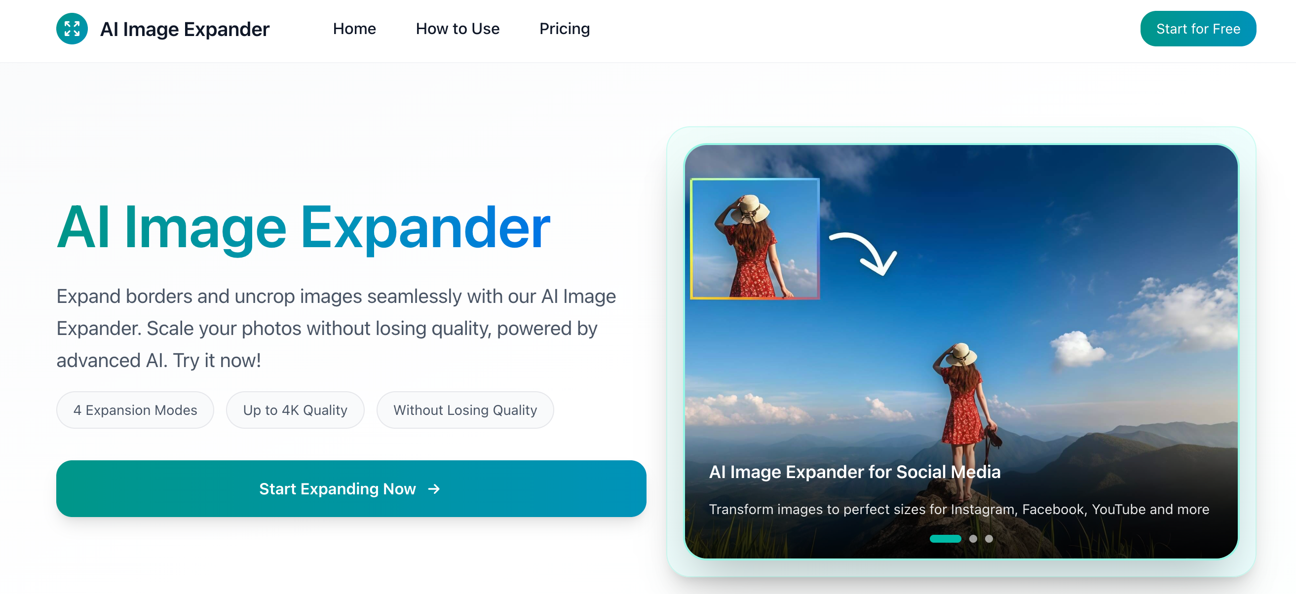 AI Image Expander - Expand Images Tool gallery image