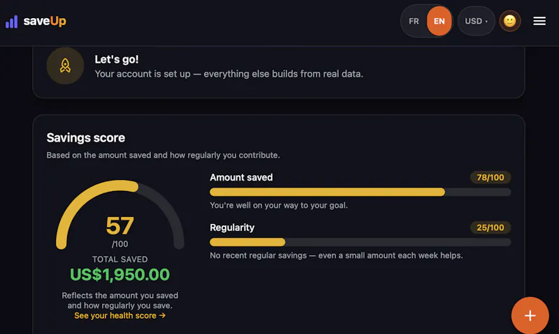 SaveUp screenshot 2
