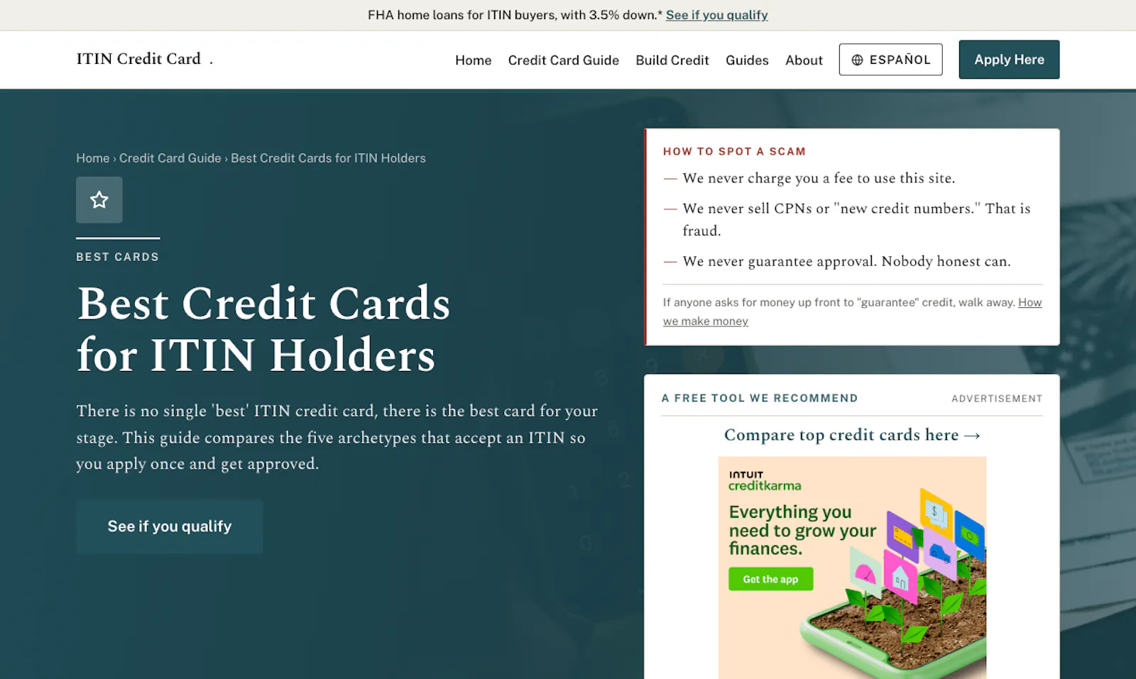 ITIN Credit Card screenshot 3