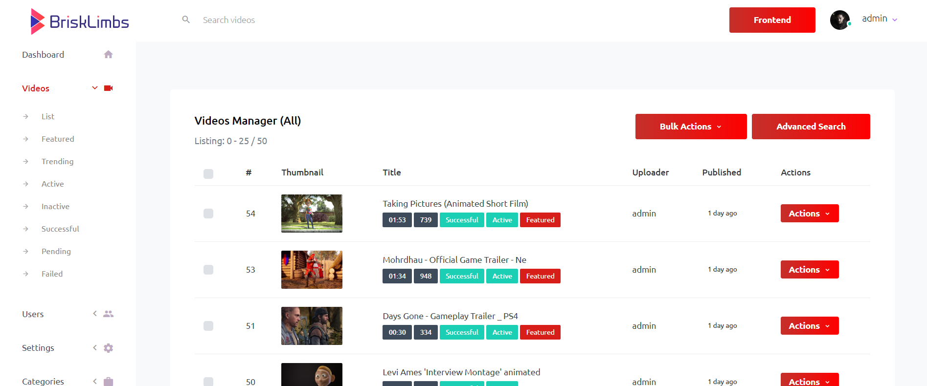 BriskLimbs gallery image