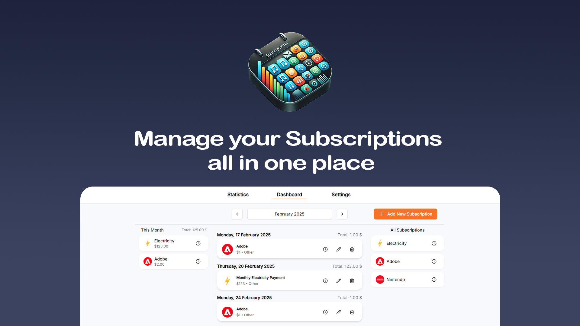 Subscription Manager gallery image