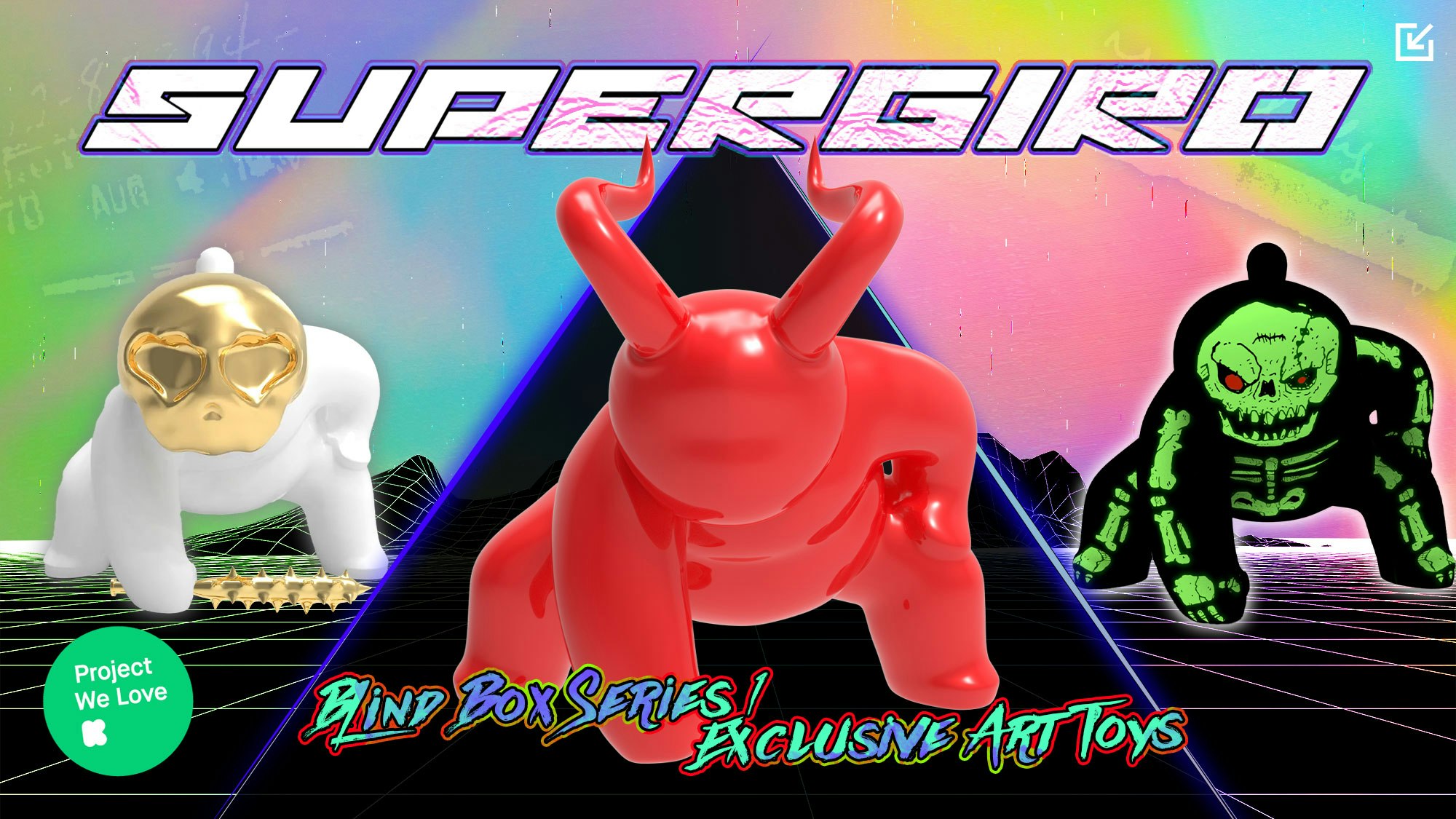 SUPERGIRO: The Great Glow & Fluo Art Toy gallery image