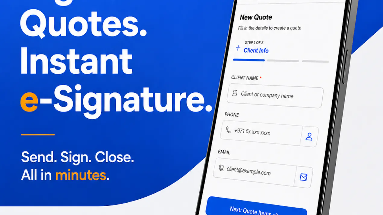 ProQuote — Quotes with E-Signature product