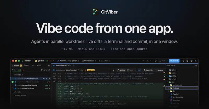 GitViber screenshot 2