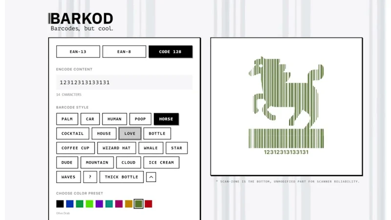 BARKOD studio screenshot 1 (video preview)