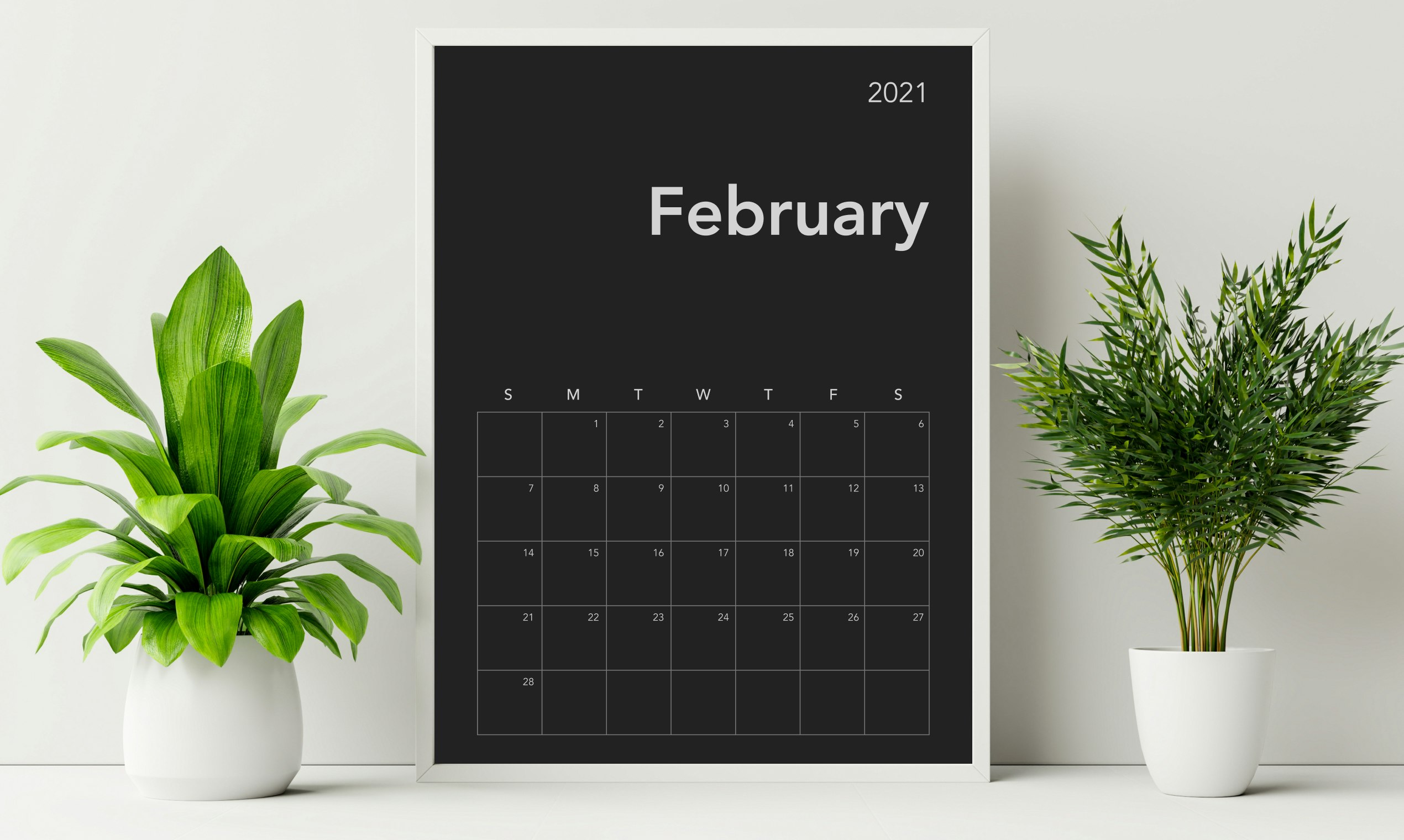 Minimal Calendar For 2021 gallery image