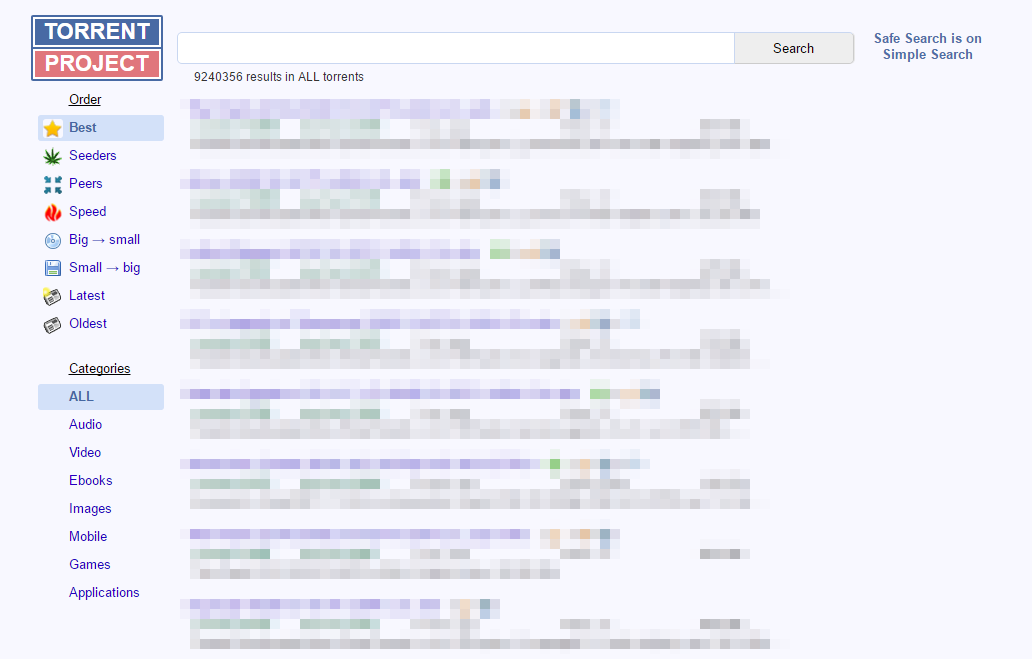 TorrentProject.se gallery image