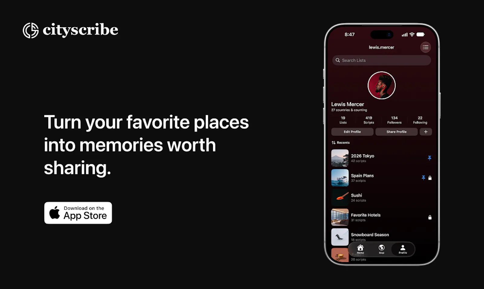 Cityscribe screenshot 1