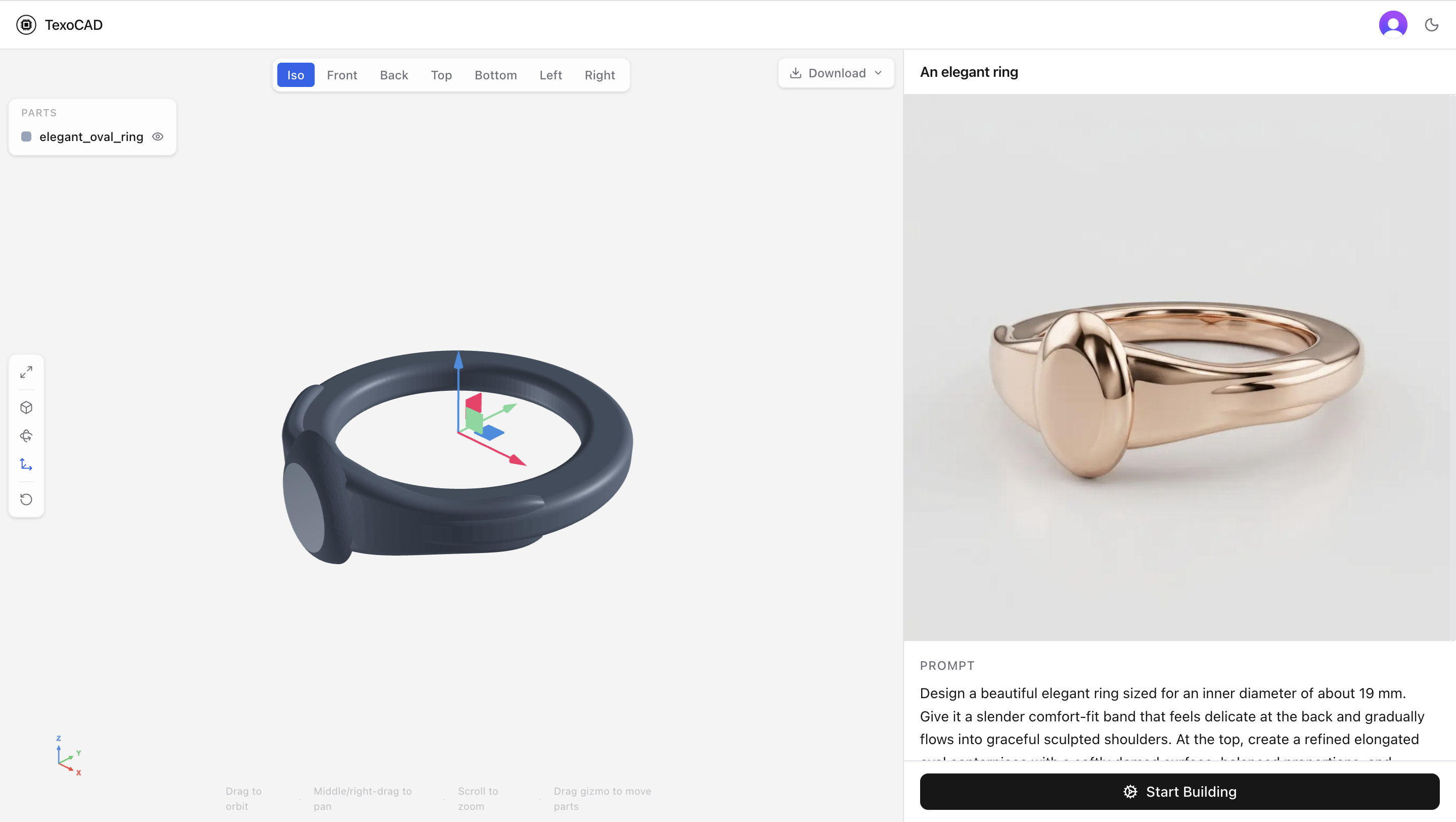 TexoCAD – Lovable for Hardware gallery image