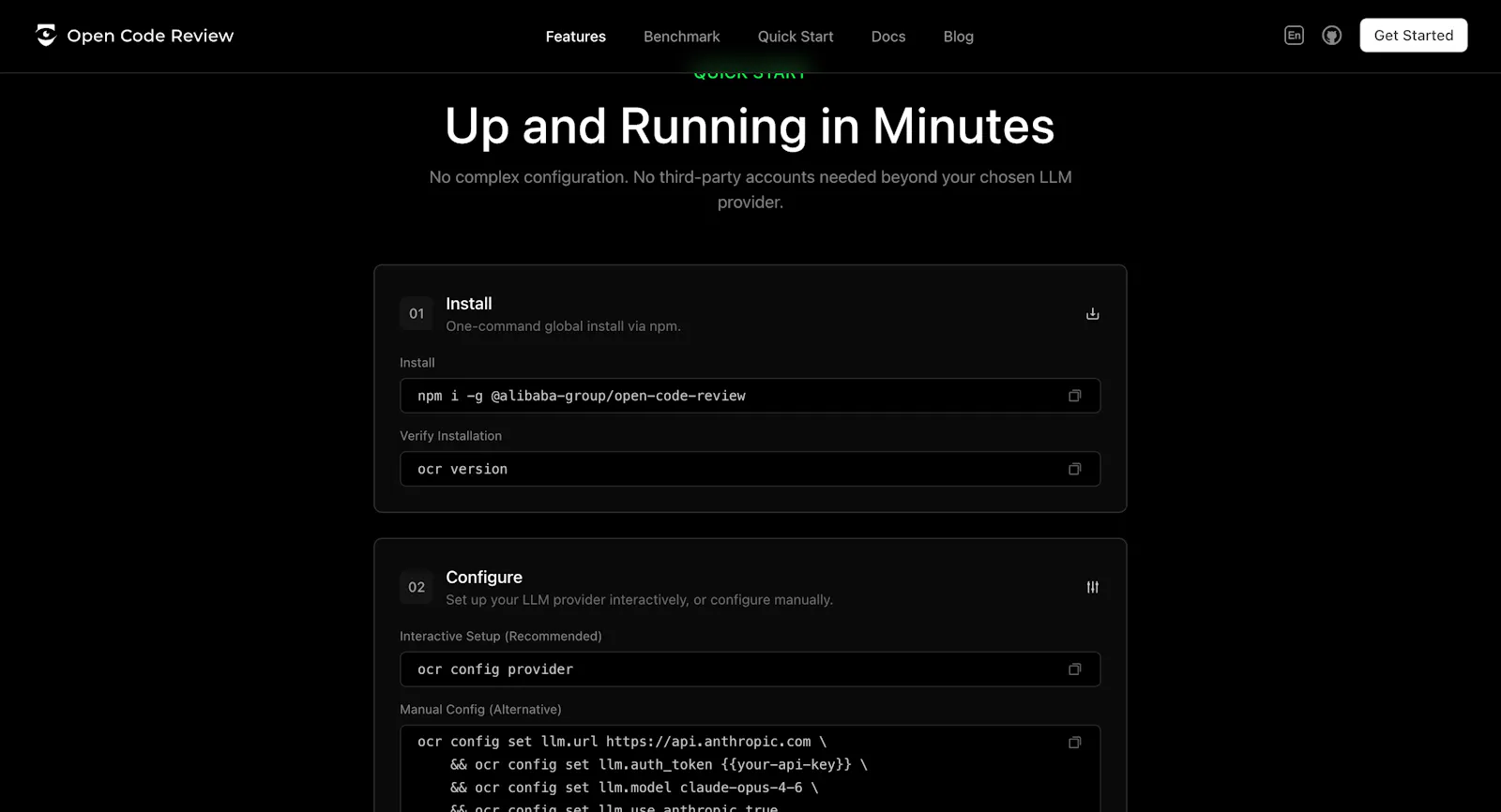 Open Code Review screenshot 3