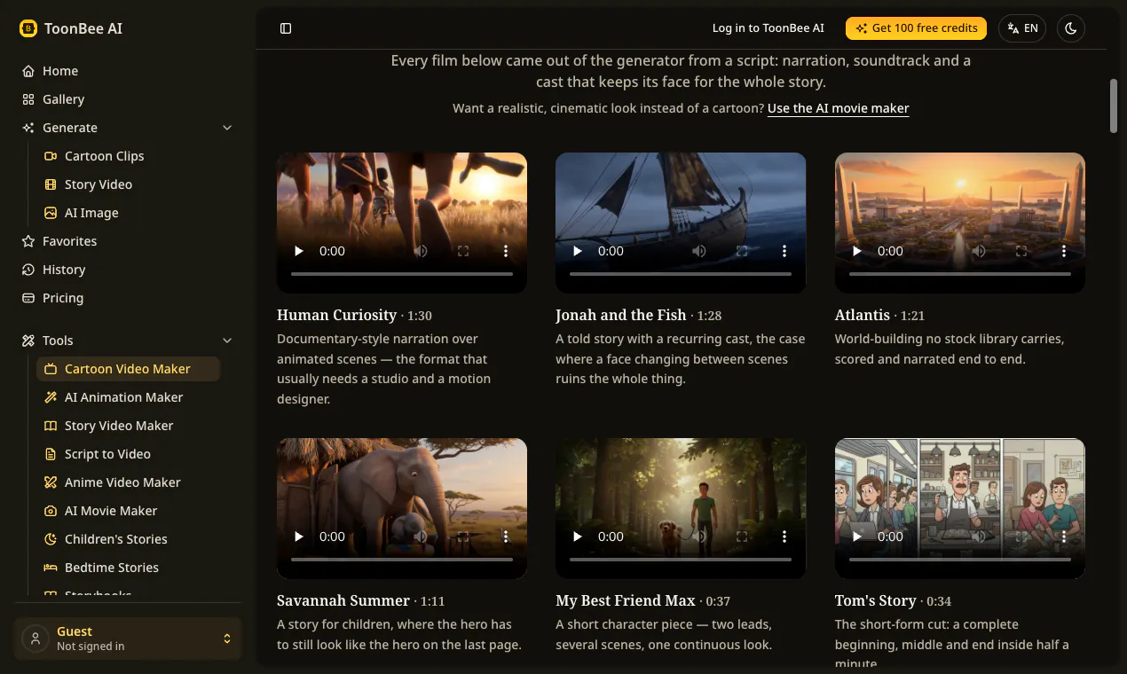 Toonbee AI gallery image