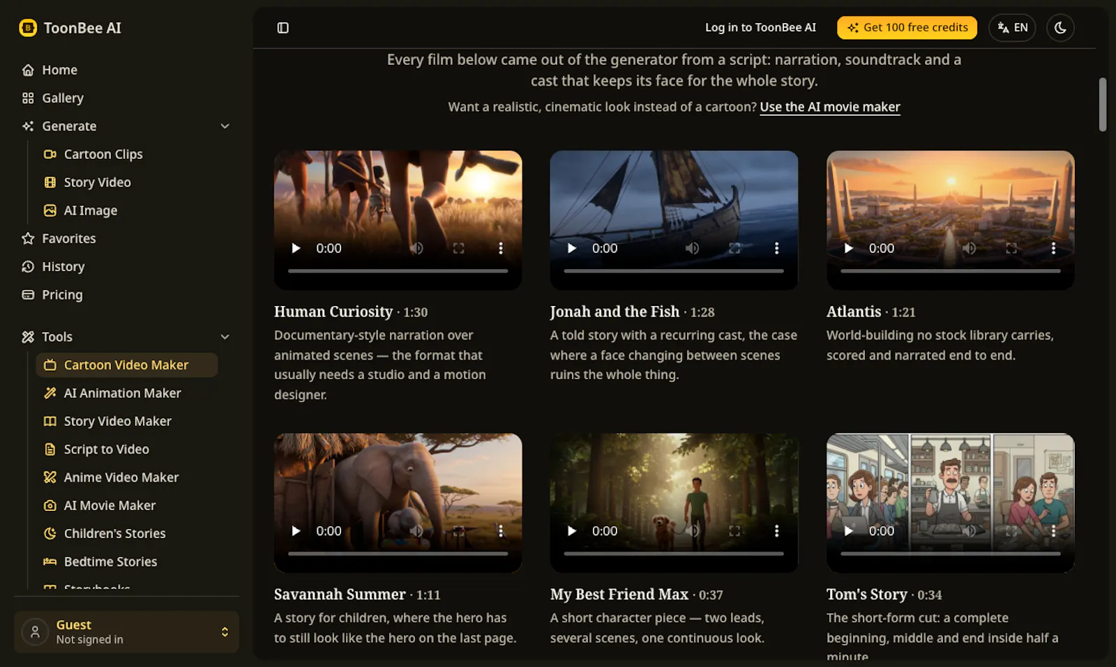 Toonbee AI screenshot 4