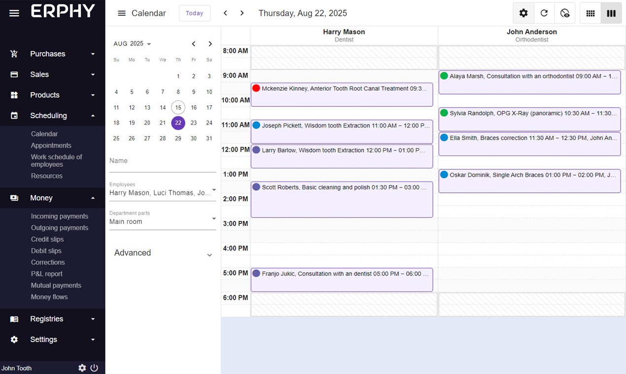 ERPHY - Multilingual booking website + CRM & reminders media 4