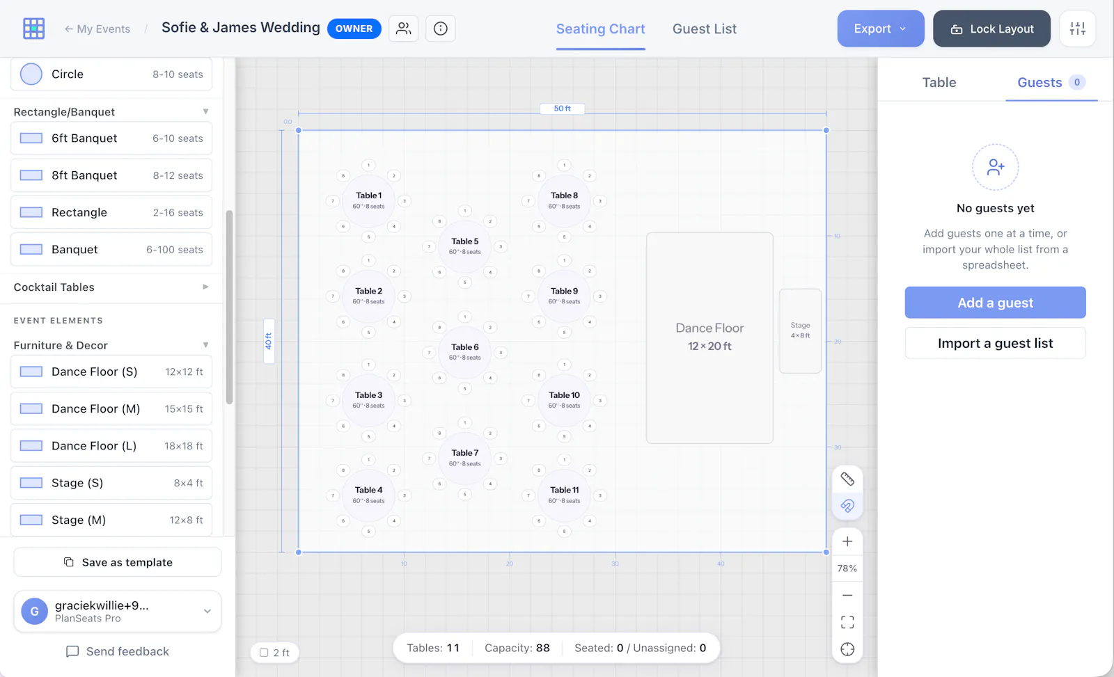 PlanSeats screenshot 2