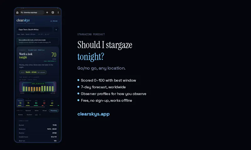 ClearSkys screenshot 1