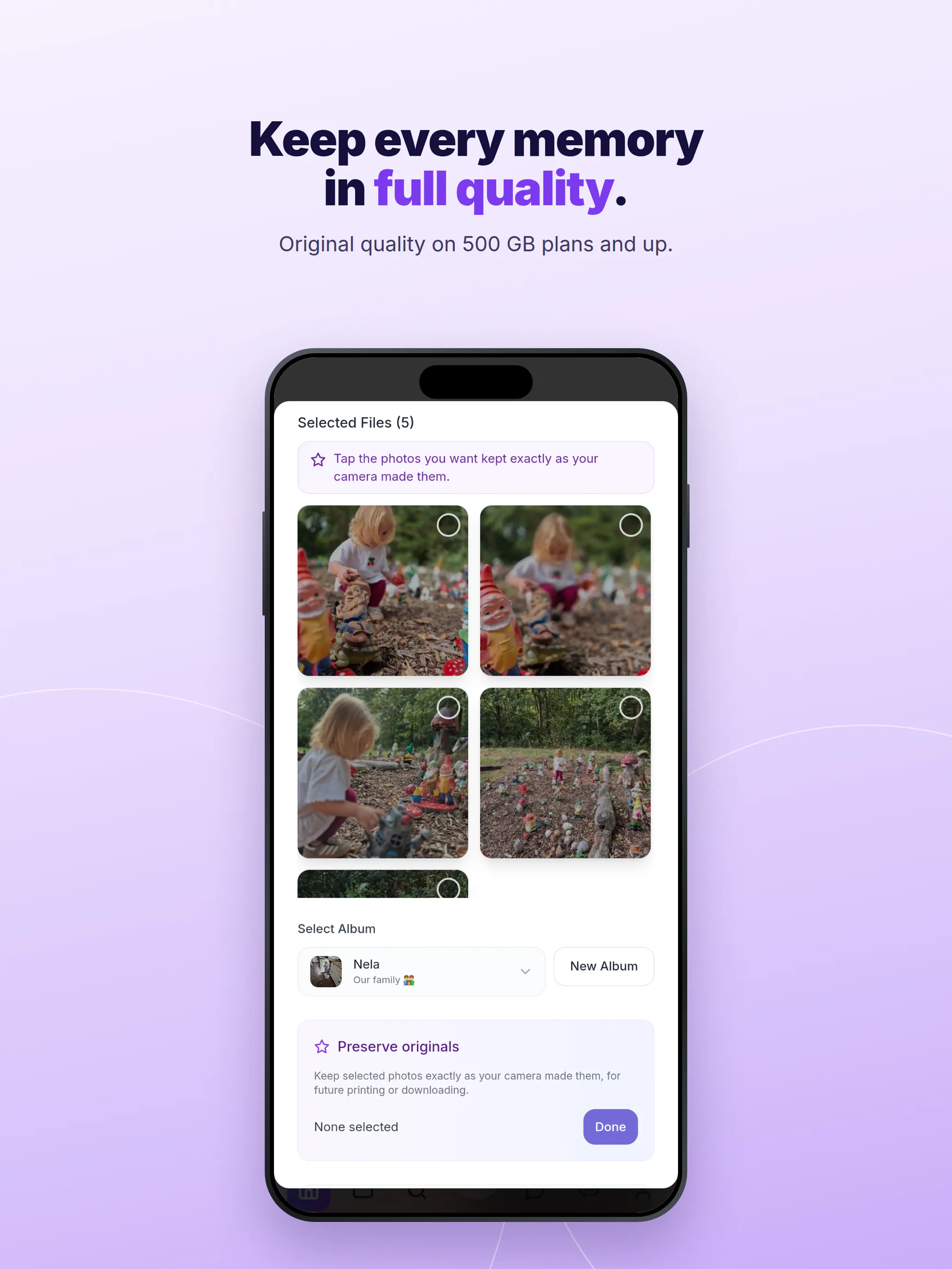 Keepr Circle, Private Family Photo Share gallery image
