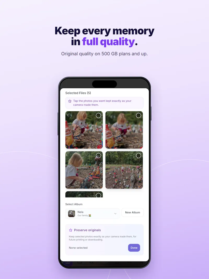 Keepr Circle, Private Family Photo Share screenshot 10