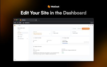 WebDash | AI Website Generator gallery image