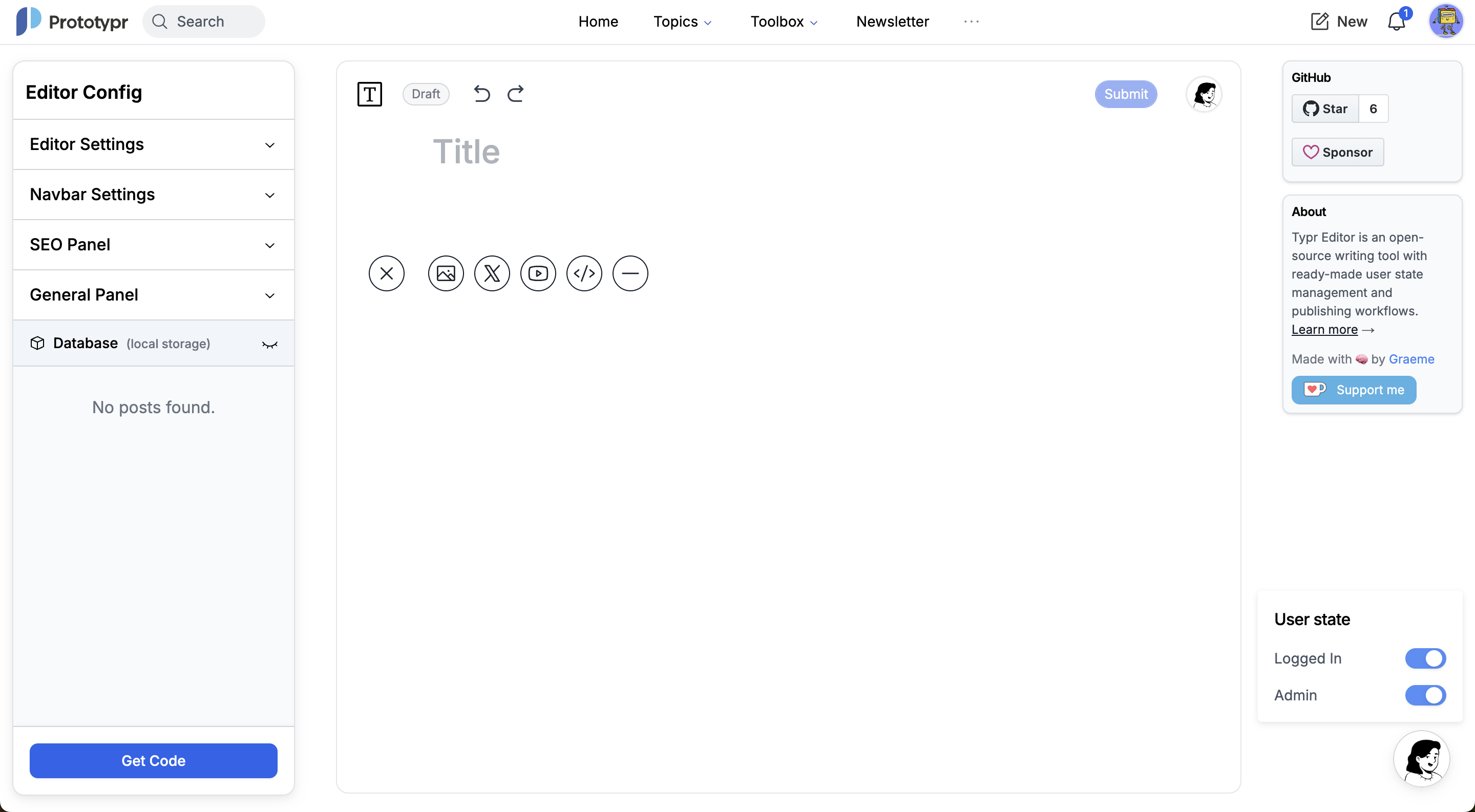 Tipo editor media 5