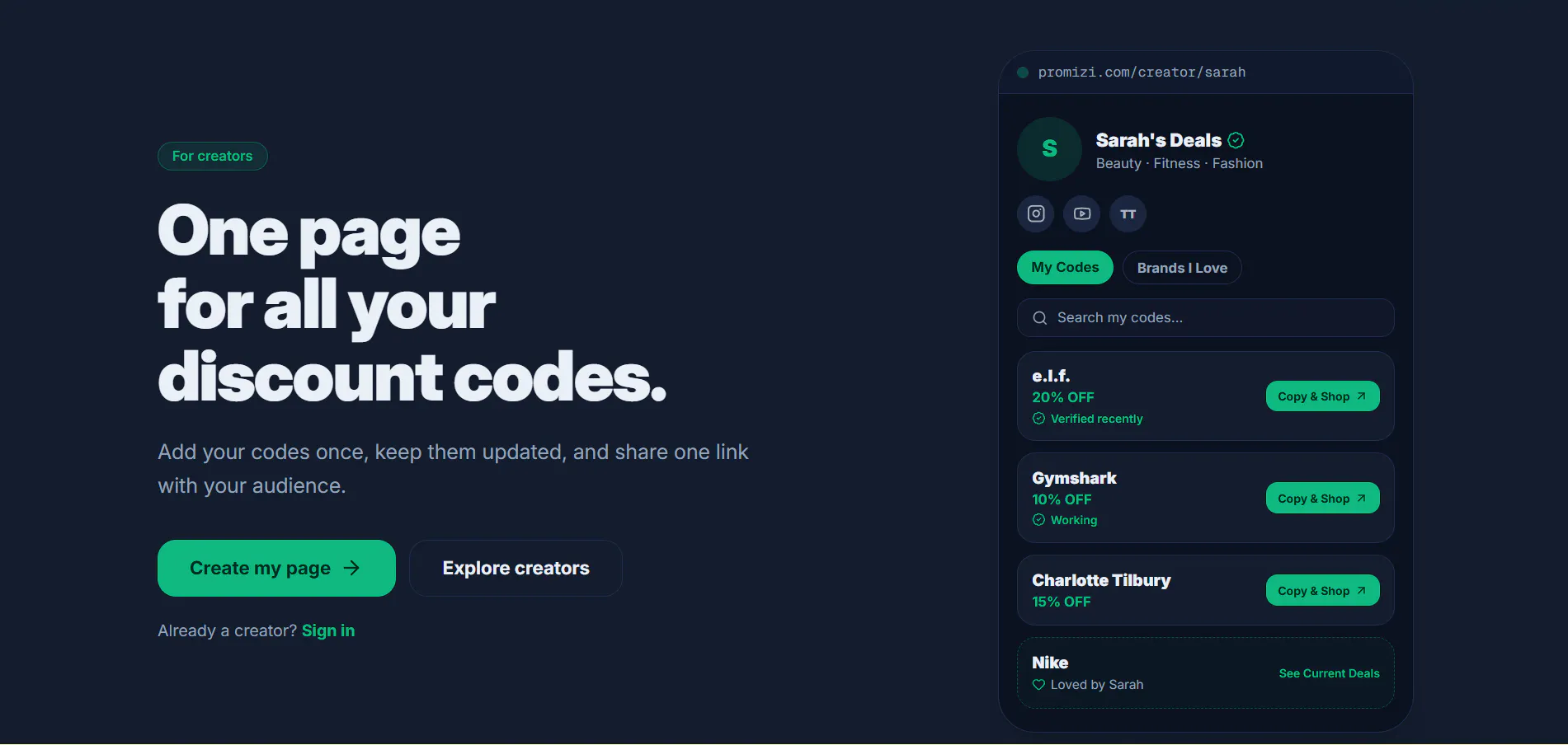 Promizi Creator gallery image