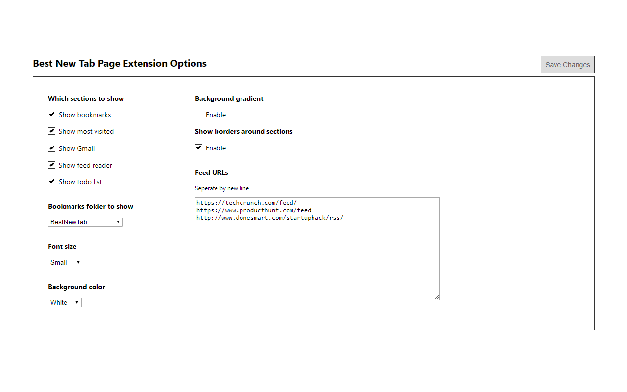 Best New Tab Page Extension for Chrome gallery image