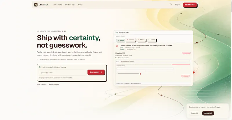 LitmusRun screenshot 4