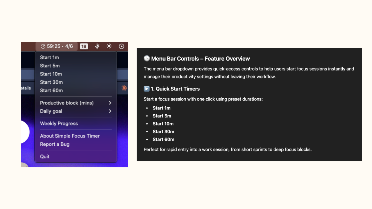 Simple Focus Timer - Screenshot 2 preview