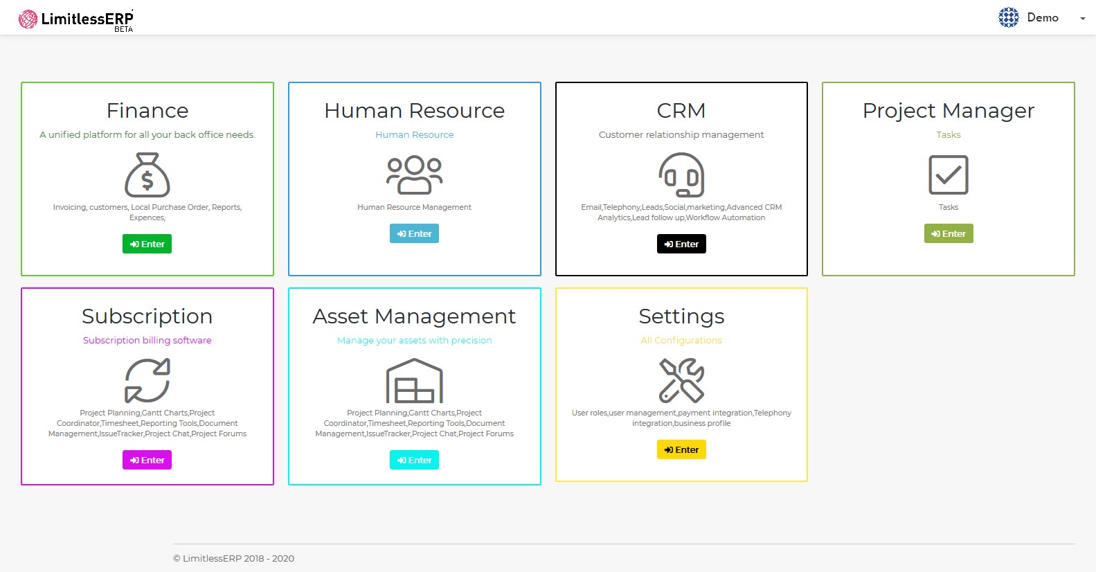 LimitlessERP gallery image