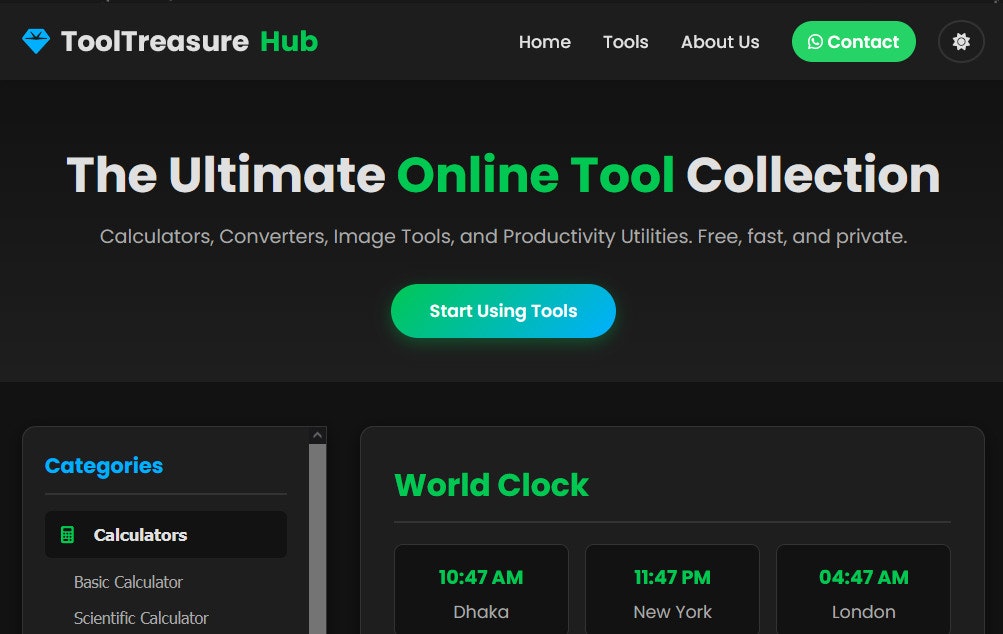 ToolTreasure Hub gallery image
