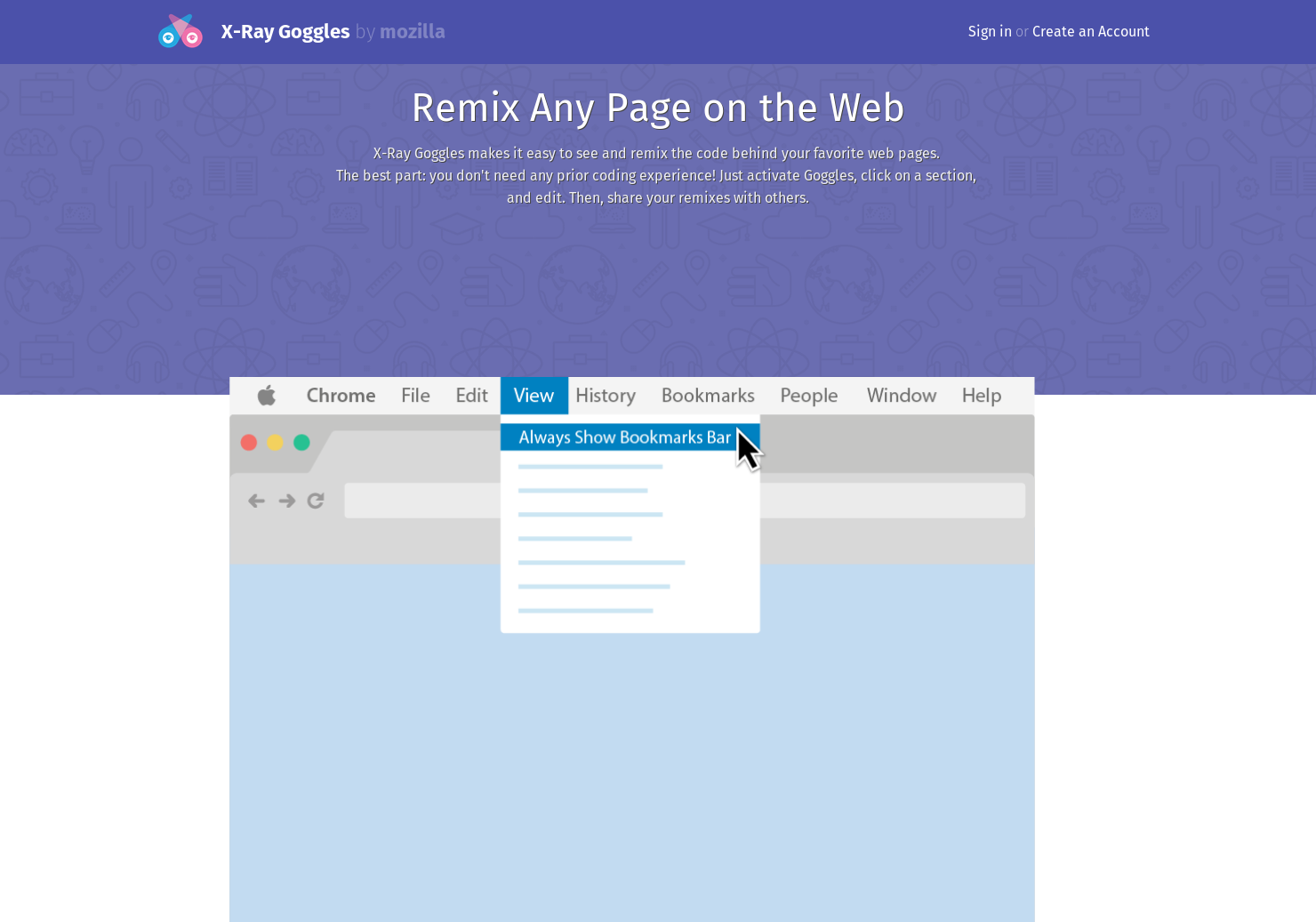 X-Ray Goggles by Mozilla