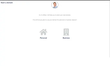 Start a domain gallery image