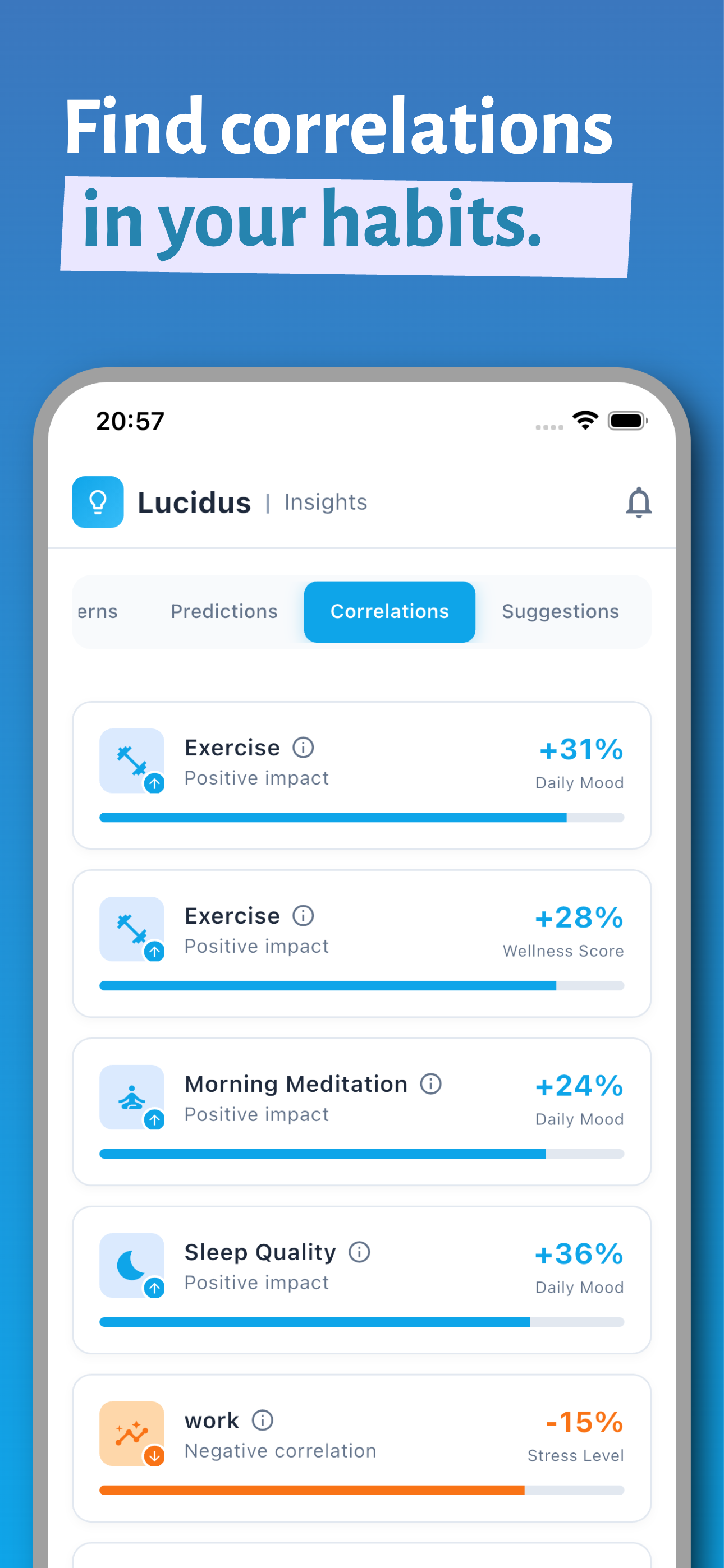 Lucidus - Tasks, Habits & Journaling - Screenshot 3 showing product features and functionality