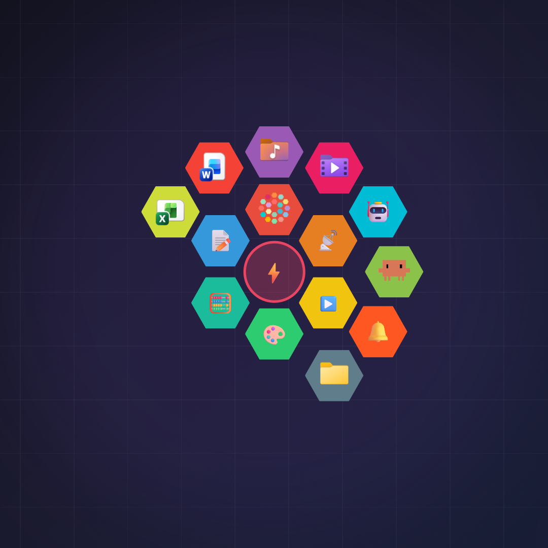 Splat - Radial launcher - Screenshot 2 showing product features and functionality