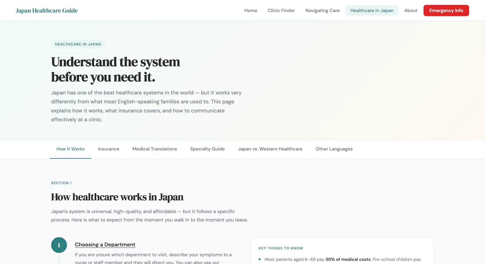 Japan Healthcare Guide screenshot 5