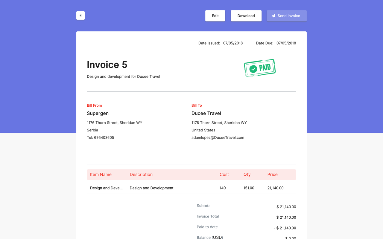 Invoice Quick Image