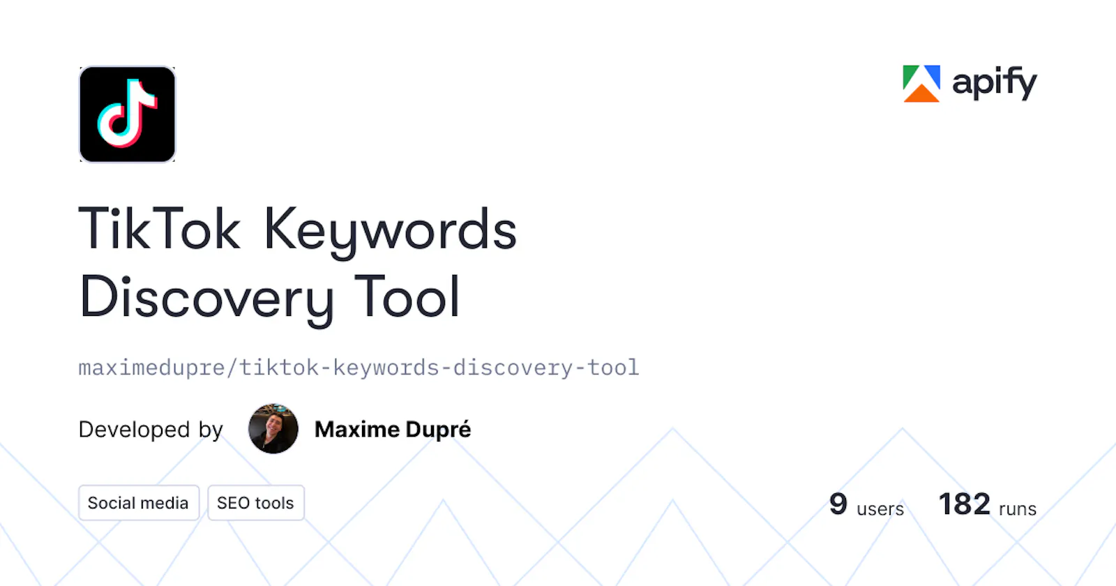 TikTok Keywords Discovery Tool screenshot 1