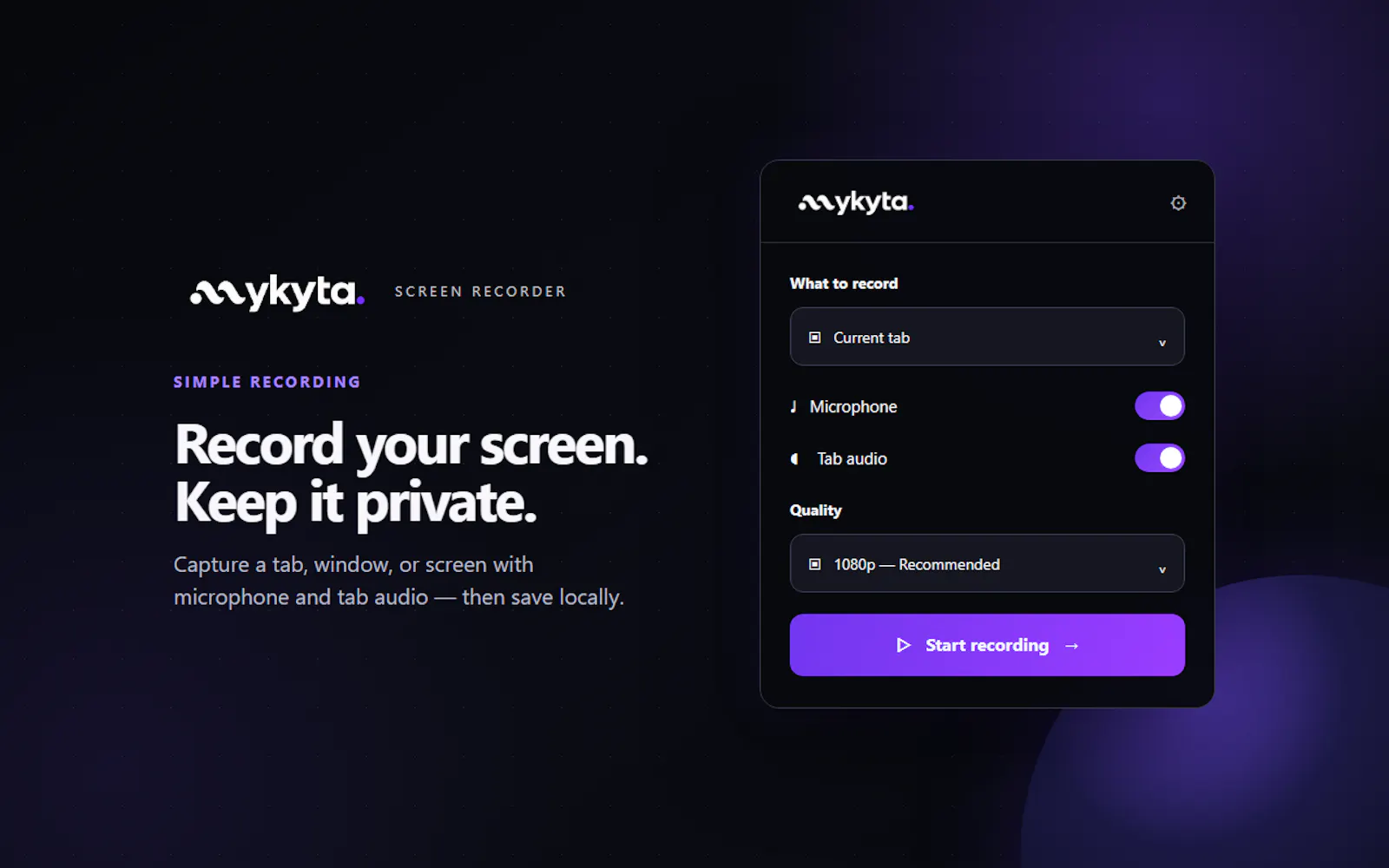 mykyta Record screenshot 1