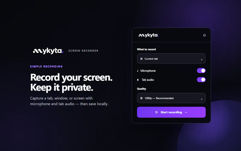 mykyta Record screenshot 1