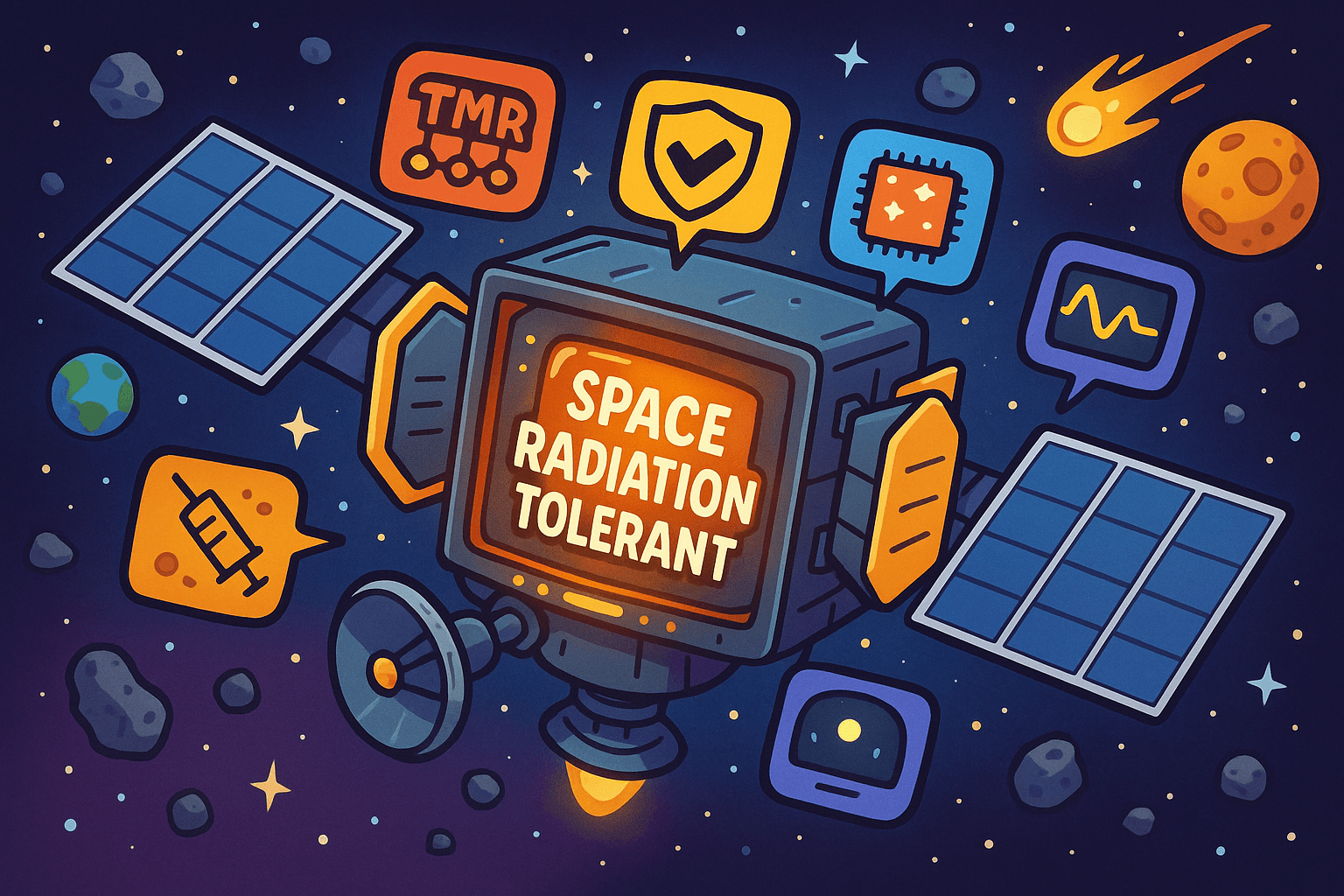 Space-Radiation-Tolerant media 1