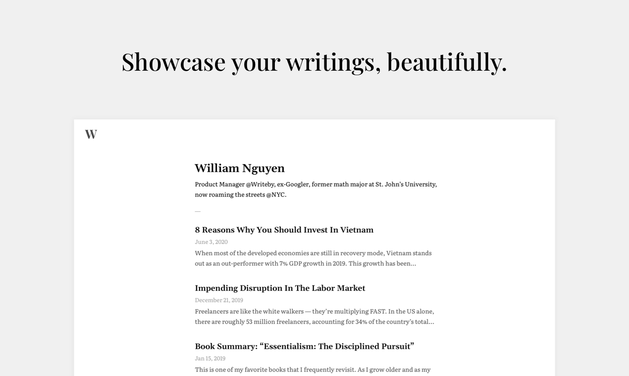 Writeby gallery image